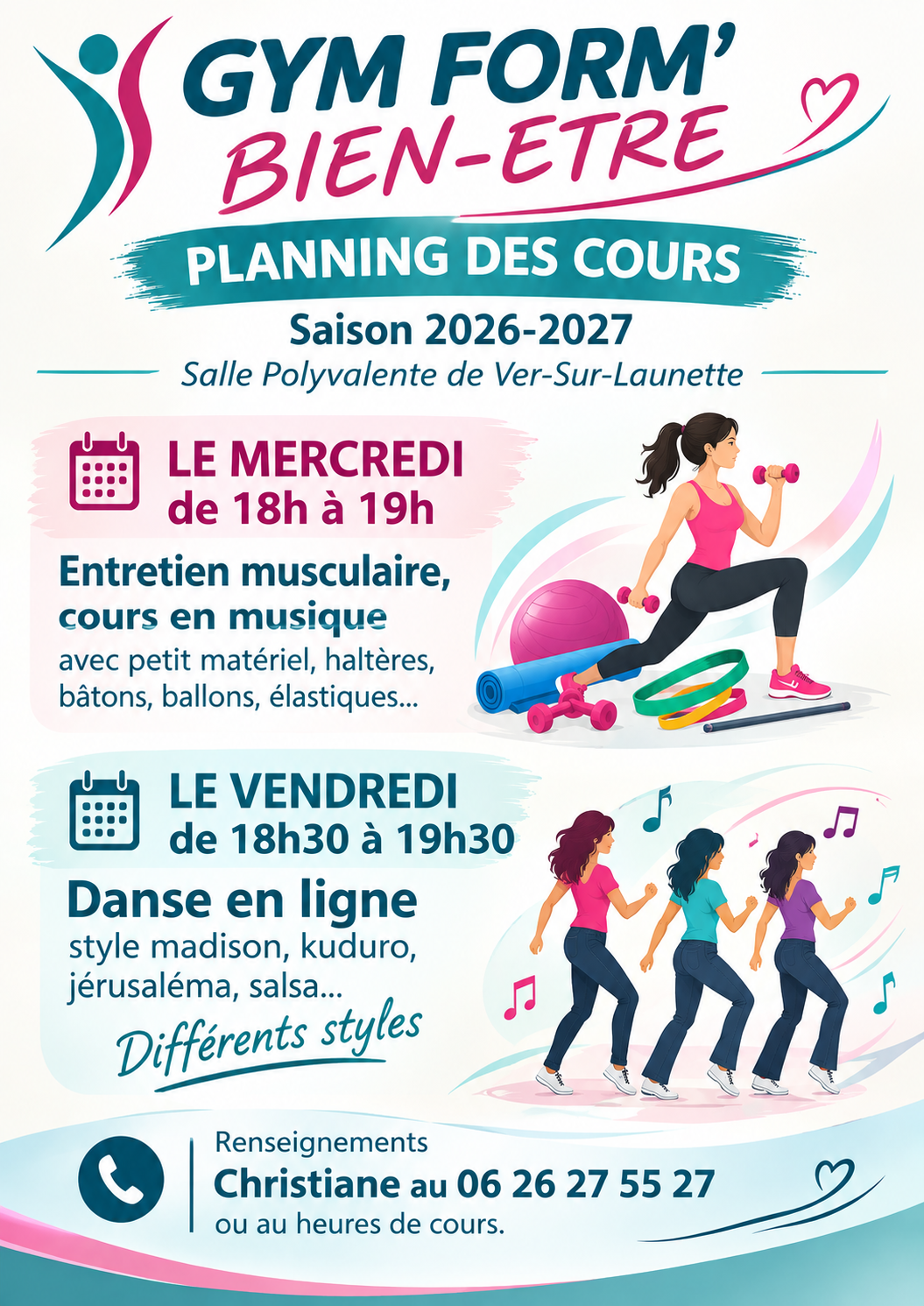 Affiche gym